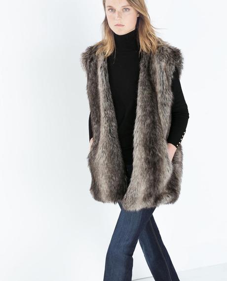 Tendencias en moda para la temporada Otoño-Invierno 2014-2015 CHALECO PELO FORRO PUNTO
