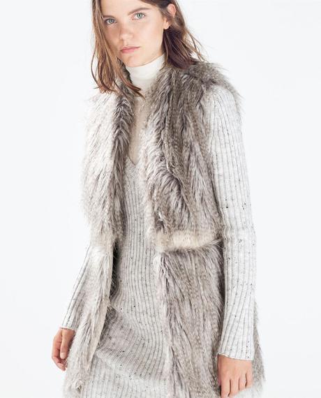 Tendencias en moda para la temporada Otoño-Invierno 2014-2015 CHALECO PELO CORTE CINTURA