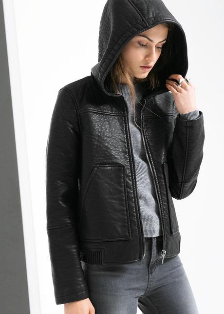 Tendencias en moda para la temporada Otoño-Invierno 2014-2015 Cazadora efecto piel