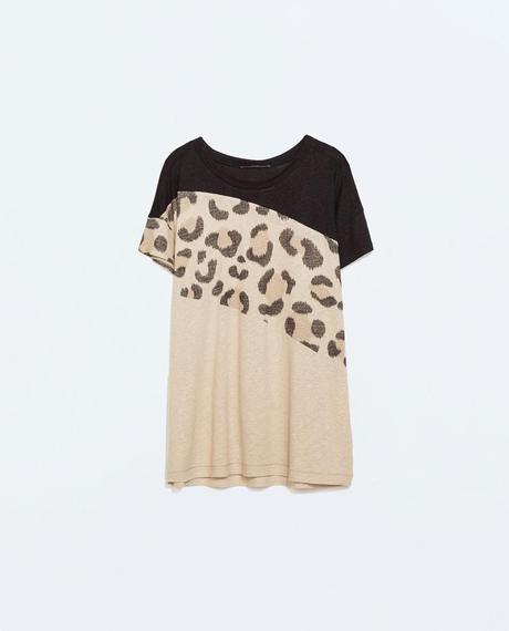 Tendencias en moda para la temporada Otoño-Invierno 2014-2015 CAMISETA ESTAMPADO ANIMAL