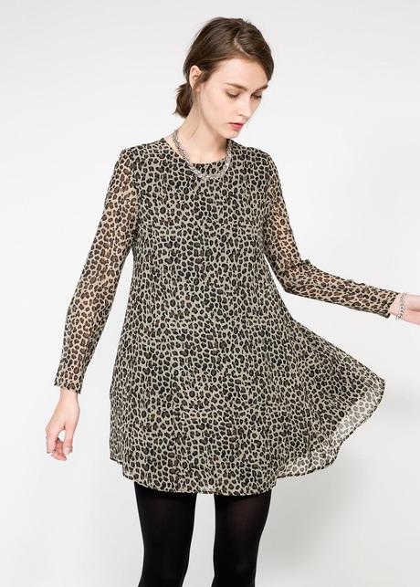 Tendencias en moda para la temporada Otoño-Invierno 2014-2015 Vestido estampado leopardo