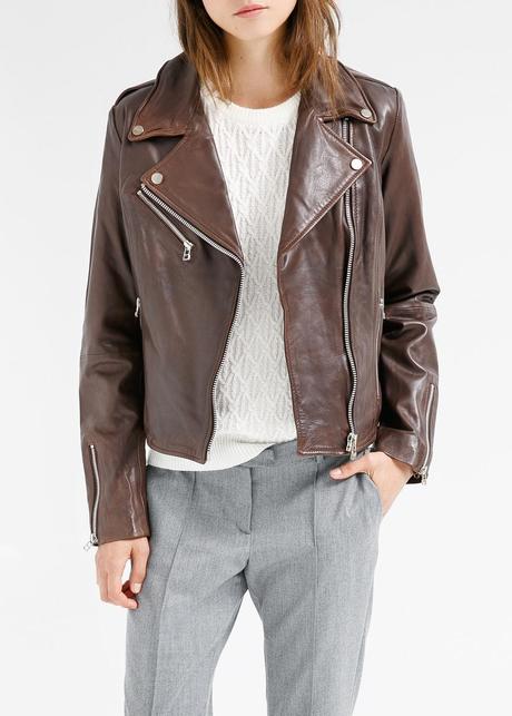 Tendencias en moda para la temporada Otoño-Invierno 2014-2015 Cazadora biker piel
