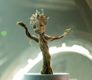 Anuncio de vuelta al Nº 1 en USA con Guardianes de la Galaxia Dancing Groot