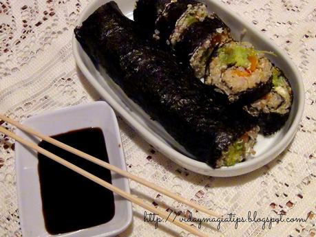 Sushi de Quinoa (Almuerzo o Cena)