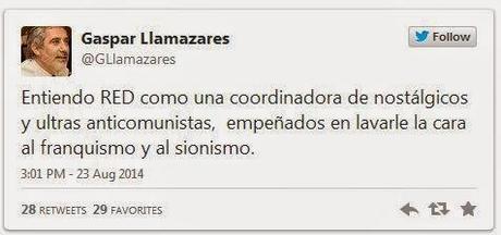 RESPUESTA A GASPAR LLAMAZARES