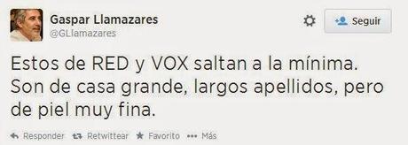 RESPUESTA A GASPAR LLAMAZARES