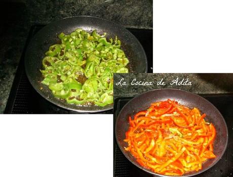 FRITADA DE PATATAS, PIMIENTOS Y CEBOLLA FRITADA DE PATATAS, PIMIENTOS Y CEBOLLA