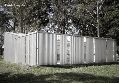 Casa de metal y madera cerrada en Mar del Plata, Buenos Aires