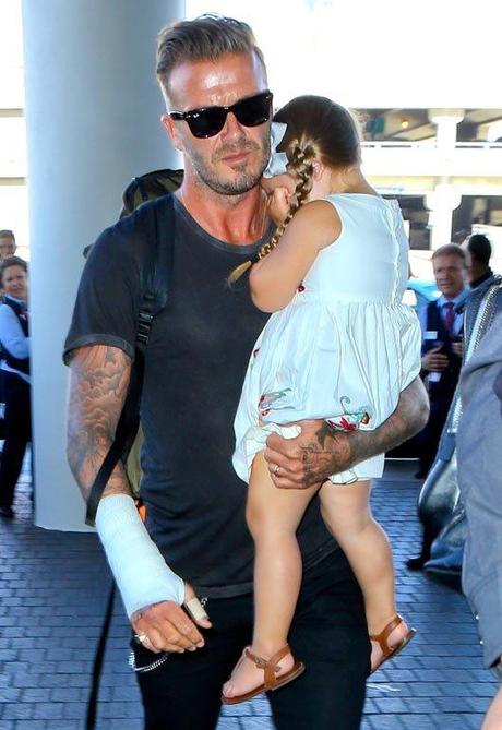 David Beckham aeropuerto