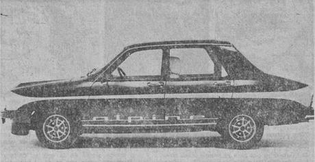 Alpine, la versión deportiva del Renault 12 Alpine, la versión deportiva del Renault 12