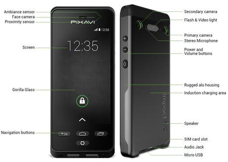 Pixavi Impact X smartphone 