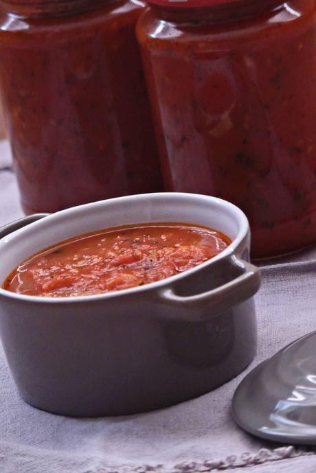 Receta de salsa de tomate casera con Thermomix salsa de tomate