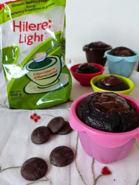 cupcakes de chocolate con corazón | hileret light