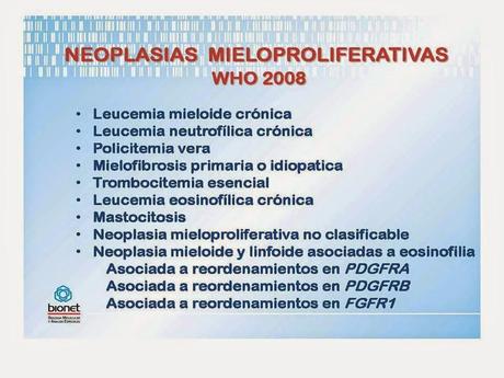 Neoplasias mieloproliferativas: Aspecto básicos para el médico de familia