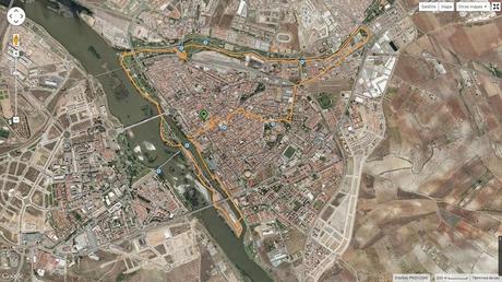 Mérida Running o corriendo como un romano, con sandalias Mérida Running o corriendo como un romano, con sandalias