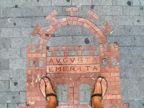 Mérida Running o corriendo como un romano, con sandalias Mérida Running o corriendo como un romano, con sandalias