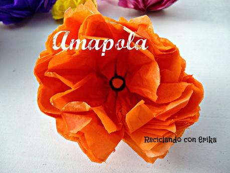 Diy Centro de Mesa con Amapolas de papel seda Diy Centro de Mesa con Amapolas de papel seda