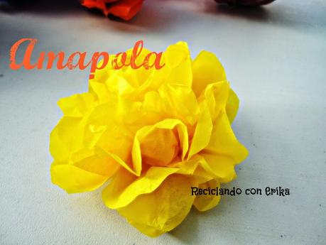 Diy Centro de Mesa con Amapolas de papel seda Diy Centro de Mesa con Amapolas de papel seda
