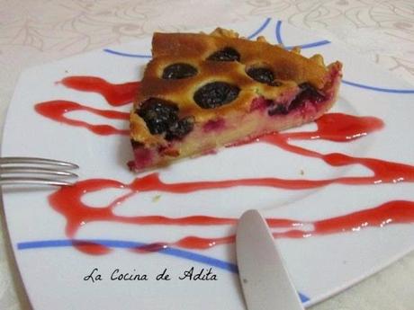 TARTA DE YEMAS Y CEREZAS AL KIRSCH TARTA DE YEMAS Y CEREZAS AL KIRSCH