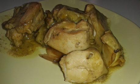 Pollo al ajillo, receta sencilla