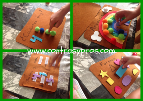 … del divertido maletín de actividades Montessori para niños casero (DIY) Actividades Montessori DIY