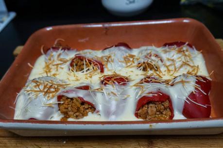 Pimientos del piquillo rellenos de carne Pimientos del piquillo rellenos de carne