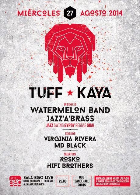 Festival Reggae Tuff Kaya y la Watermelon Band Jazz ‘a’ Brass. Porque a la tercera va la vencida: