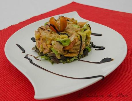 Tartar de salmón y aguacate