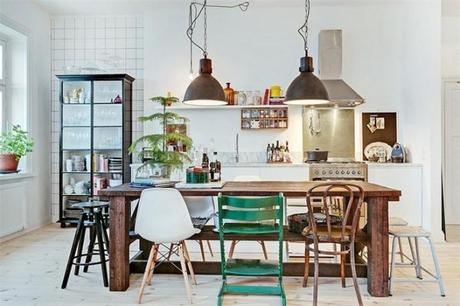 Sillas para la cocina Mesas y sillas de cocina, Mesas de cocina, Mezclar sillas en el comedor, Mezclar sillas en la cocina