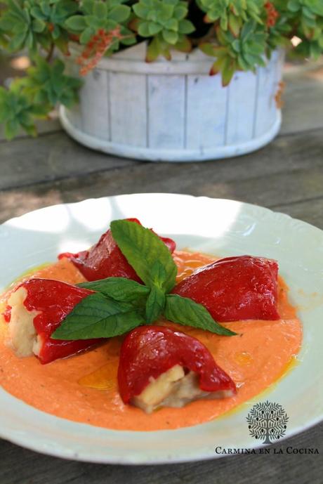 PIMIENTOS RELLENOS DE GAMBAS PIMIENTOS RELLENOS DE GAMBAS