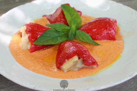 PIMIENTOS RELLENOS DE GAMBAS PIMIENTOS RELLENOS DE GAMBAS