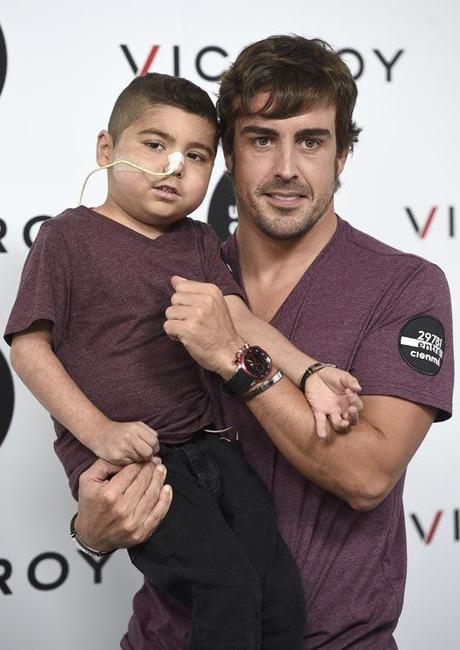 Fernando Alonso Viceroy leucemia infantil