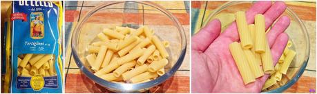 TORTIGLIONI CON SALSA ARRABBIATA DE PERA Y ATÚN TORTIGLIONI CON SALSA ARRABBIATA DE PERA Y ATÚN