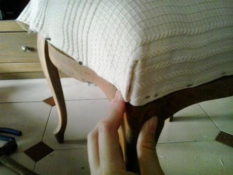 El paso a paso del tapizado de mis sillas de comedor...