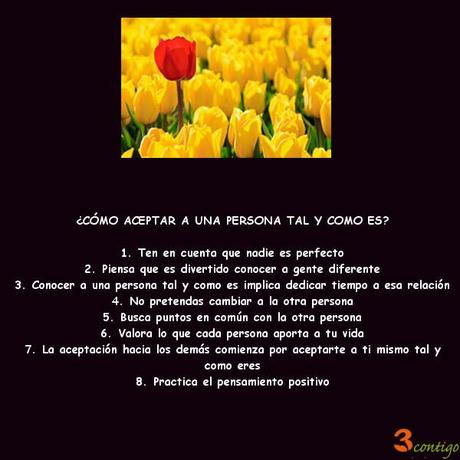 cómo aceptar a una persona tal y como es