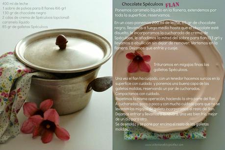 Flan de Chocolate relleno de Galletas Spéculoos Flan de Chocolate relleno de Galletas Spéculoos