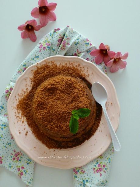 Flan de Chocolate relleno de Galletas Spéculoos Flan de Chocolate relleno de Galletas Spéculoos