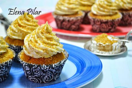 Cupcakes de coco y vainilla natural