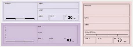 Colección de 10 cajetines .dwg Colección de 10 cajetines .dwg