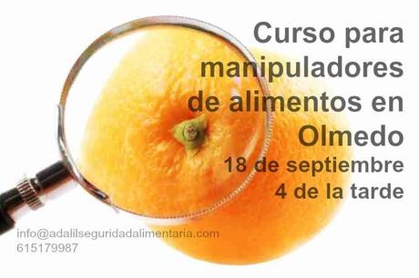 curso para manipuladores Olmedo curso para manipuladores Olmedo