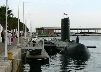 El submarino S-74, “Tramontana” comienza  “Gran Carena”.