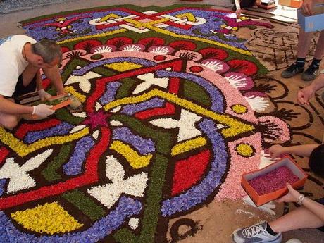 La “infiorata” de Noto, provincia de Siracusa