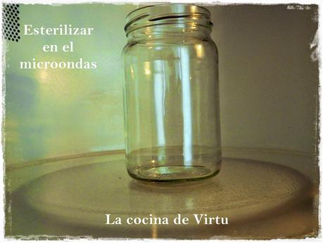 Esterilizar bote en el microondas Esterilizar bote en el microondas
