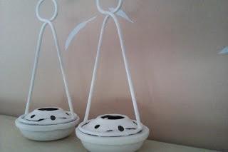 ♥ ♥ ♥ DECORANDO UNOS SOPORTES VELAS EN OTRO FINDE FRUGAL ♥ ♥ ♥ DECORANDO UNOS SOPORTES VELAS EN OTRO FINDE FRUGAL