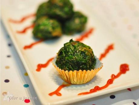 Bolitas de espinacas (en máquina de cakeballs o en horno)