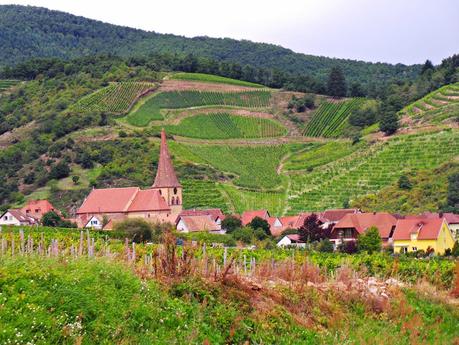 Ruta del vino y de las flores por los pueblos de Alsacia