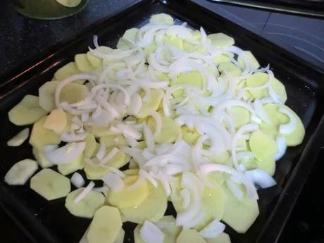 Pollo al horno con tomate Pollo al horno con tomate