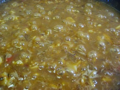 ARROZ ROJO CON CALAMARES