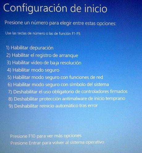 Seleccionar el modo de inicio de Windows 8