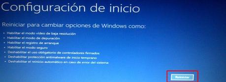 Reiniciar Windows 8 en modo seguro